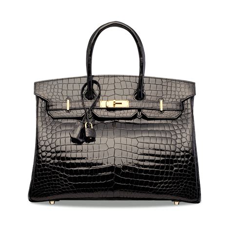 hermes crocodile birkin 35 black